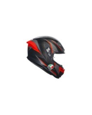AGV Integralhelm K6 S Multi Slashcut schwarz-grau-rot
