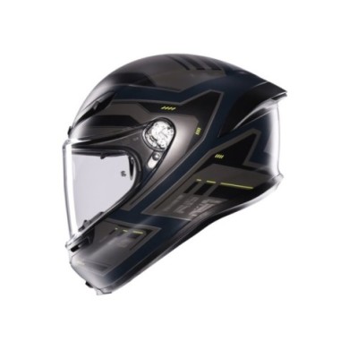 AGV Integralhelm K6 S Enhance matt grau-fluo gelb