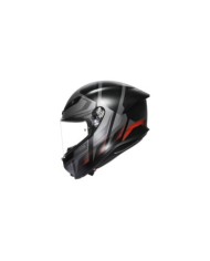 AGV Integralhelm K6 S Karve matt schwarz-grau-rot
