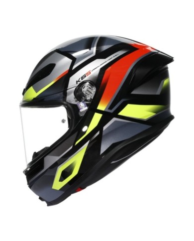 AGV Casco integrale K6 S Erazer nero-rosso-giallo