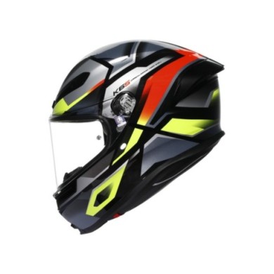 AGV Casque intégral K6 S Erazer noir-rouge-jaune