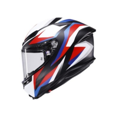 AGV Casco integrale K6 S Timewarp nero opaco rosso blu