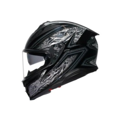 AGV Casco integrale K7 Damascus nero-argento