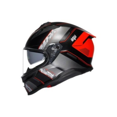 AGV Casco integrale K7 Kyber nero-rosso
