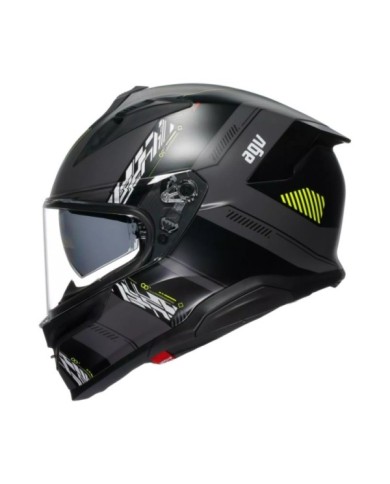 AGV Integralhelm K7 Kyber matt grau-gelb