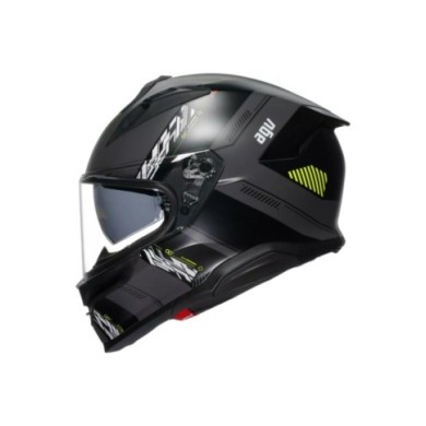 AGV Integralhelm K7 Kyber matt grau-gelb