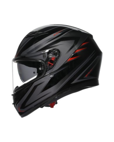 AGV Casco integrale K3 Syth nero-rosso