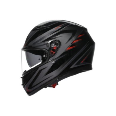 AGV Casco integrale K3 Syth nero-rosso