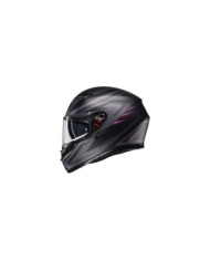 AGV Casque intégral K3 Syth noir mat gris rose