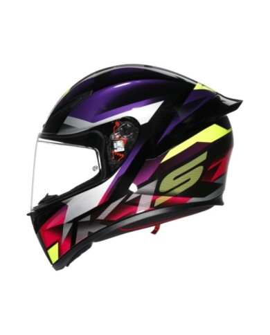 AGV Integralhelm K1 S Fastlap schwarz-violett-pink