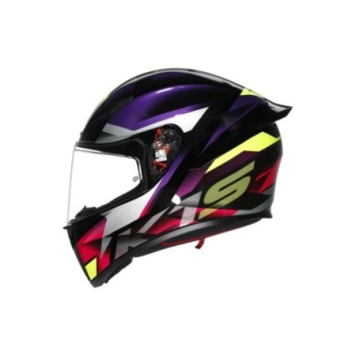AGV Integralhelm K1 S Fastlap schwarz-violett-pink