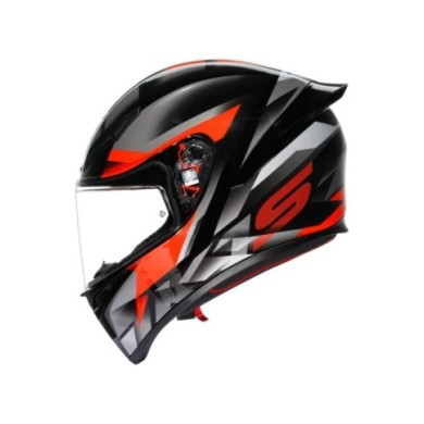 AGV Casco integrale K1 S Fastlap nero-grigio-rosso