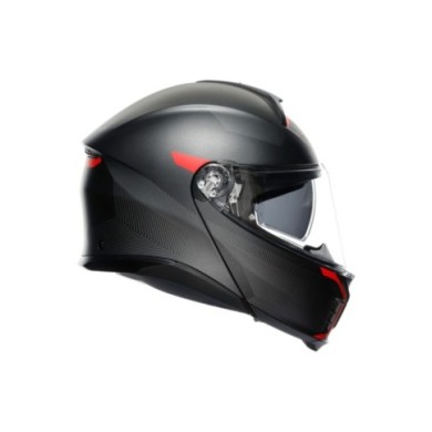 AGV Casque modulable Tourmodular Multi Frequency rouge