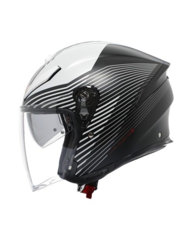 AGV Jethelm K5 Evo Control matt schwarz-weiss