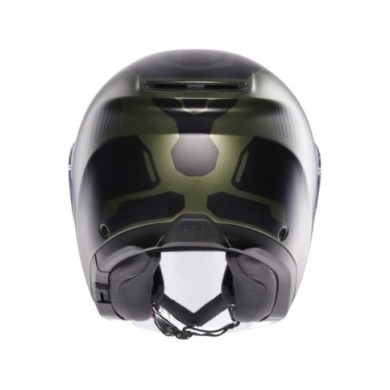 AGV Casco jet Irides Sakai verde-nero opaco