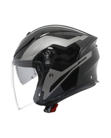 AGV Casque jet K5 Evo Tune gris-noir