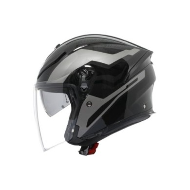 AGV Casco jet K5 Evo Tune grigio-nero