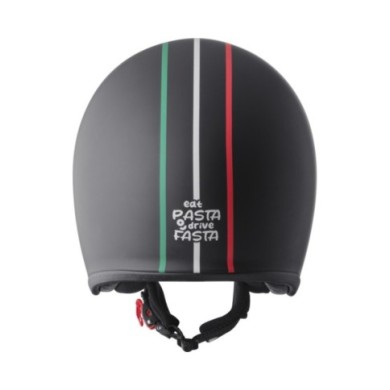 gms Casco Jet Ride in Italy nero-rosso-bianco-verde italy