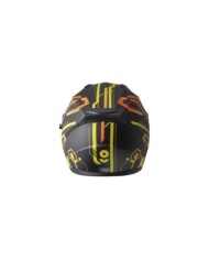 gms Integralhelm Hexago Graphic matt-gelb-orange