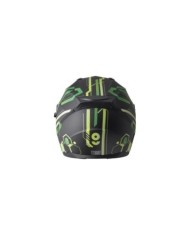 gms Casco integrale Hexago Graphic verde opaco