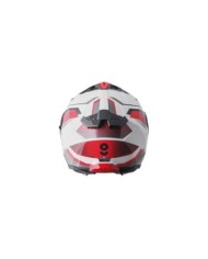 gms Integralhelm Gelero weiss-rot-grau