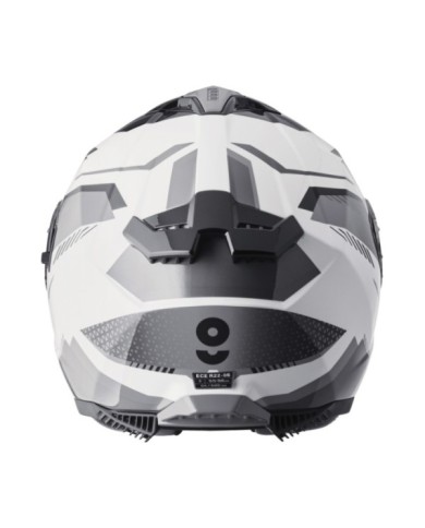 gms Casco integrale Gelero bianco-grigio-grigio scuro