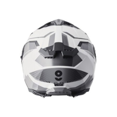 gms Casco integrale Gelero bianco-grigio-grigio scuro