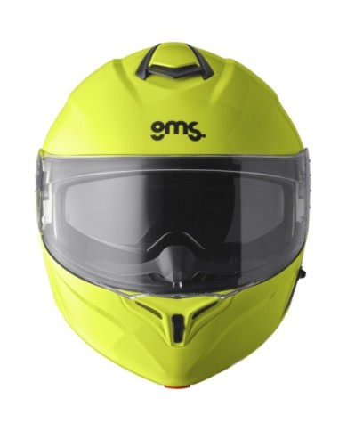 gms Casco modulare Aperio giallo neon