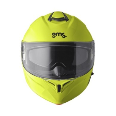 gms Casco modulare Aperio giallo neon