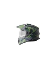 gms Casco adventure Adventus Camo opaco verde-nero mimetico