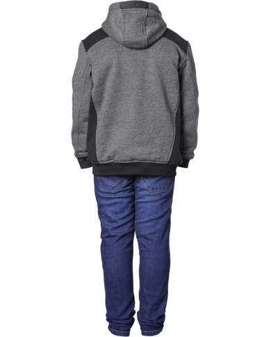 gms Hoodie Grizzly Junior schwarz-anthrazit