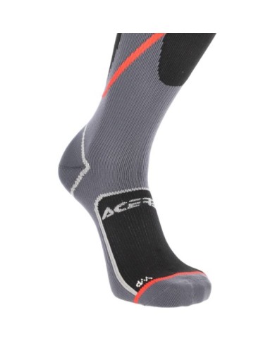 Acerbis Chaussettes No-Wet noir-gris S