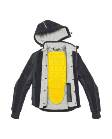 SPIDI Veste Hoodie Armor H2OUT noir