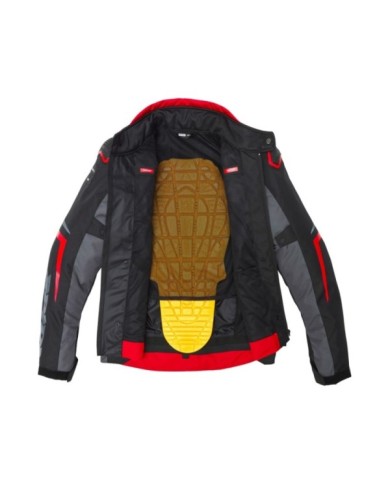 SPIDI Jacke Race-Evo H2OUT schwarz-rot-weiss