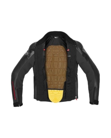 SPIDI Giacca in pelle DP Progressive Hybrid Perforated nera