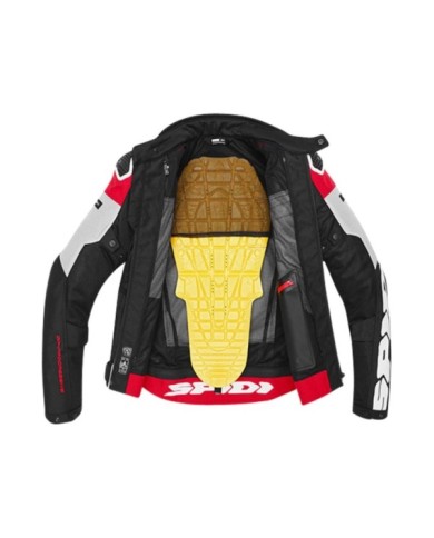 SPIDI Jacke Progressive Net Windout grau-schwarz-rot