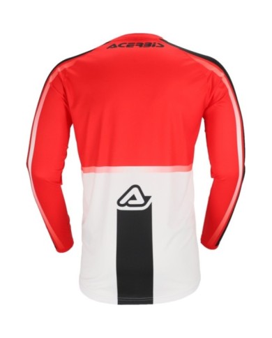 Acerbis Maglia MX Linear Lugo bianca-rossa