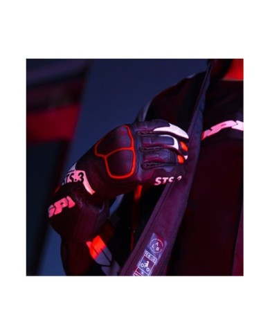 SPIDI Gants STS-3 femmes noir-rouge