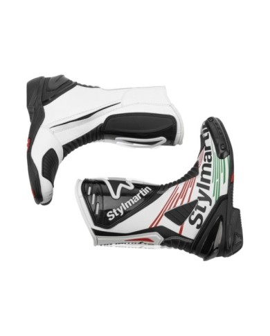 STYLMARTIN Bottes Dream RS Evo blanc-noir-rouge