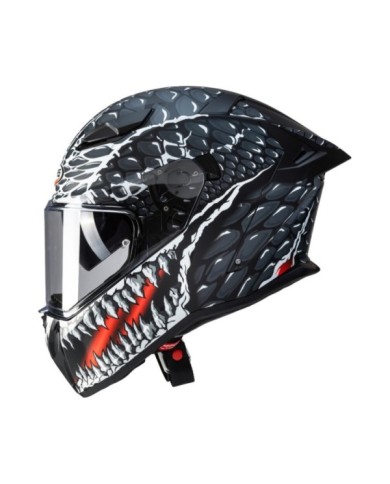 Caberg Integralhelm Drift Evo II Crok matt schwarz-anthrazit-rot