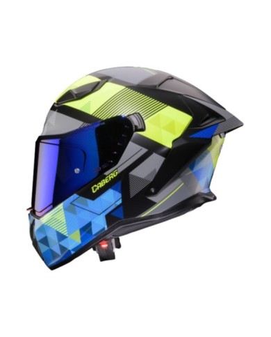 Caberg Drift Evo II Prism casco integrale nero-giallo-blu opaco