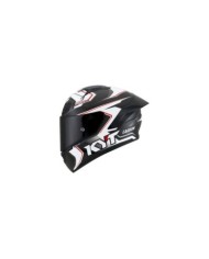KYT Integralhelm NZ-Race Carbon Competition carbon-weiss-rot