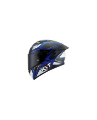KYT Casco integrale NZ-Race Carbon Stride carbonio-blu-giallo