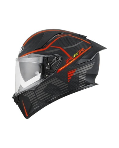 KYT Casque intégral R2R Concept noir-rouge-gris