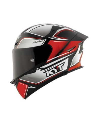 KYT Casco integrale TT-Revo Tourist nero-rosso-argento