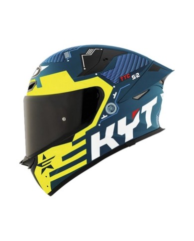 KYT Casco integrale TT-Revo Fuselage giallo-blu-nero