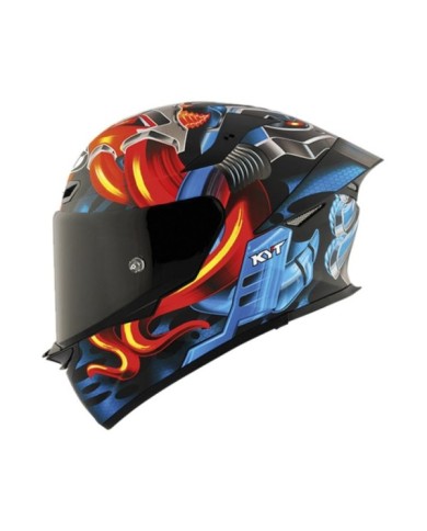KYT Integralhelm TT-Revo Magnet schwarz-rot-blau