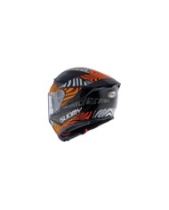 Suomy Casco integrale Stellar 2 Molten nero-arancione-bianco