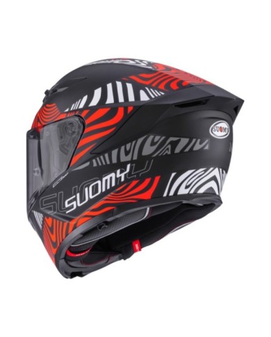 Suomy Casco integrale Stellar 2 Molten nero opaco-rosso