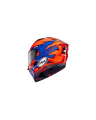 Suomy Casco integrale Track-1 Firestorm arancione-blu-nero